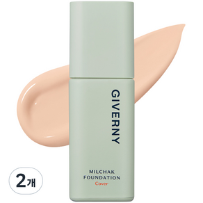 GIVERNY 遮瑕持妝粉底液 SPF30 PA++ 30ml, 21C Cool Beige, 2瓶