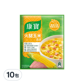 Knorr 康寶 自然原味 火腿玉米, 49.7g, 10包