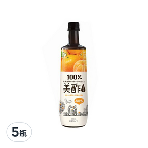 CJ petitzel 果醋飲 橘子口味, 900ml, 5瓶