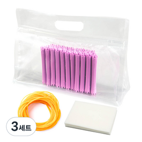 Cell Ribbon Hair Volume Roll Star Self Perm Ceramic Rod No. 10 Set, 單色, 3組