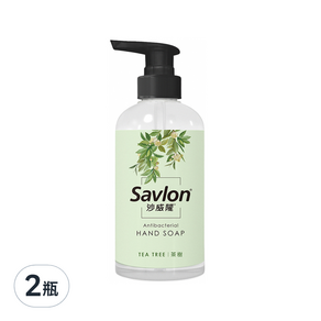 Savlon 沙威隆 抗菌洗手露 茶樹, 500ml, 2瓶