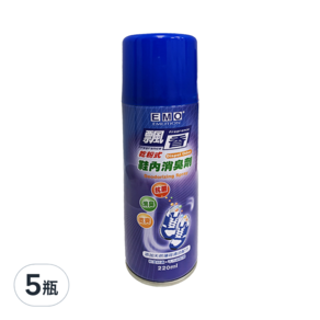 EMO 飄香鞋內消臭 F520, 220ml, 5瓶