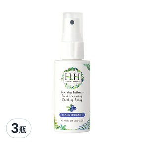 HH 草本新淨界 私密潔淨舒緩噴霧 黑醋栗, 50ml, 3瓶