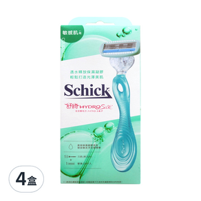 Schick 舒適牌 舒綺仕女除毛刀 敏感肌用, 4盒