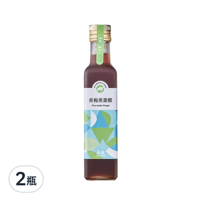 YOUNG ZEN 永禎 濃醇醋 青梅黑棗醋, 250ml, 2瓶