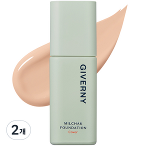 GIVERNY 遮瑕持妝粉底液 SPF30 PA++ 30ml, 22C Rosy Beige, 2瓶