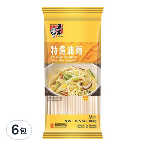 五木 油麵, 300g, 6包