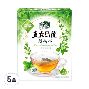 3點1刻 直火烏龍 薄荷茶, 2.5g, 6入, 5盒