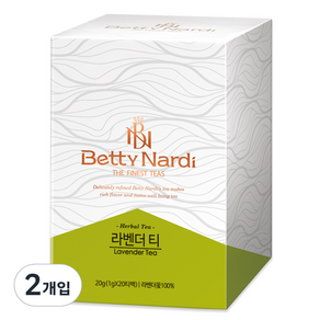 Betty Nardi 薰衣草茶包, 1g, 20包, 2盒