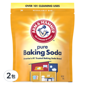 ARM&HAMMER 小蘇打粉, 2.1kg, 2包