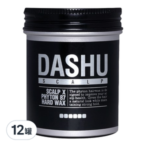 DASHU 扁柏植萃硬髮蠟, 12罐, 100g