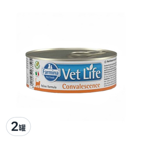 Farmina 法米納 VetLife 天然處方系列 高營養照護配方 貓主食罐頭, 85g, 2罐