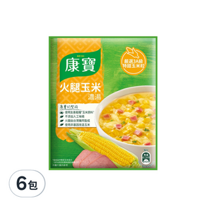 Knorr 康寶 自然原味 火腿玉米, 49.7g, 6包