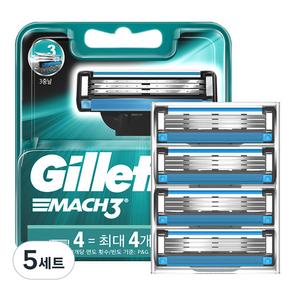 Gillette 吉列 Blue3 威鋒3刮鬍刀, 4入, 5組