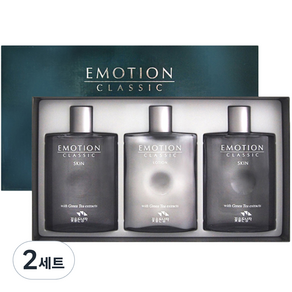 Man with Flower Emotion 經典男士基本款 2 件套, 2組, 皮膚160ml 2p+乳液160ml