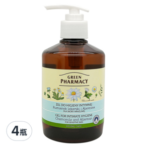 Green Pharmacy 私密潔膚露加強版 洋甘菊, 370ml, 4瓶