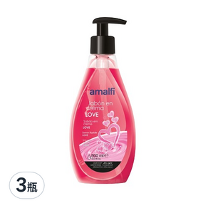 amalfi 複方精油香氛防護液體皂, 500ml, 3瓶