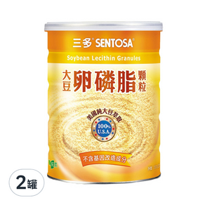 SENTOSA 三多 大豆卵磷脂顆粒 純素, 300g, 2罐