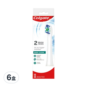 Colgate 高露潔 3D音波極淨電動牙刷 替換刷頭 2入, PROCLINICAL 150 REFILL, 6盒