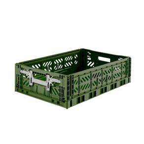 Ay.kasa 土耳其折疊收納箱 L15 1505g, 軍綠色, 1個