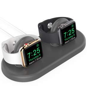 AHA STYLE VADE+ Apple Watch雙格充電座 PT116, 灰色的