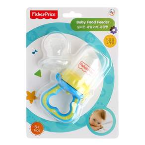 fisher-price 費雪 嬰兒輔助進食奶嘴組, 藍色, 1組