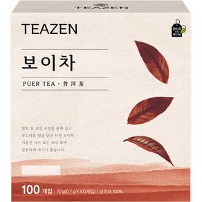 TEAZEN 普洱茶, 0.7g, 100包, 1盒