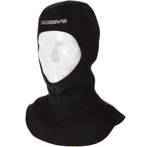 MOBBY'S 半皮膚水肺濕式潛水頭罩 ACG-5000, 黑色的