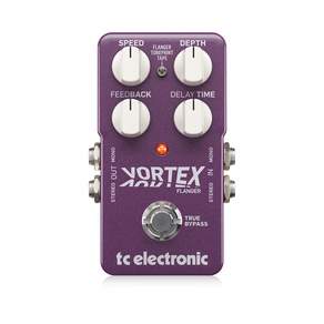 tc electronic VORTEX Flanger 踏板吉他效果器, 混色, 單品