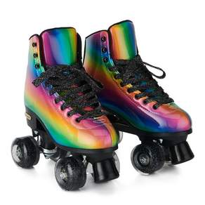 wheelers 女式輪滑長靴, 彩虹