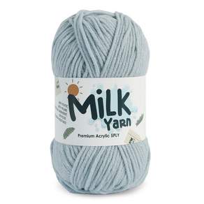 Knitt MiLK編織線 50g, 1捆, 雲朵藍