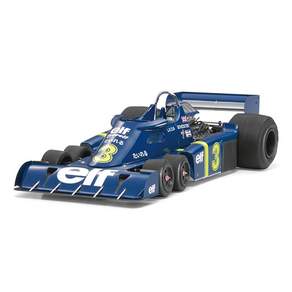 Tamiya 1:20 P34 六輪車 1976 年日本 GP 賽車 + 蝕刻零件套裝藍色 20058, 1組