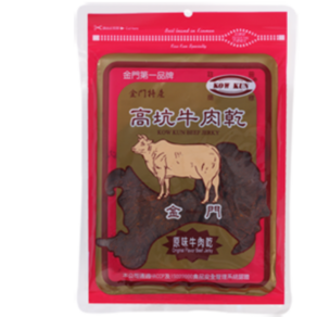 高坑 原味牛肉乾, 170g, 1包