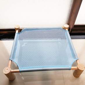 木製寵物床, 藍色
