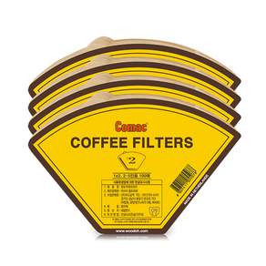 COMAC 咖啡濾紙 2-5杯用, 100張, 4包