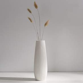 RIVER-GREEN 造型白色陶瓷花瓶, B型