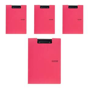 ECO Chungwoon 直式文件夾板, 粉色, 4本