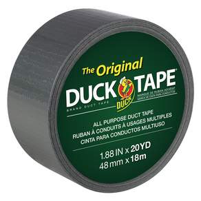 DUCK TAPE 原裝強力膠帶 48mm x 18m, 灰色的, 1個