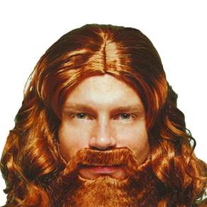 Partyzzang 耶穌假髮, 棕色的, 1個