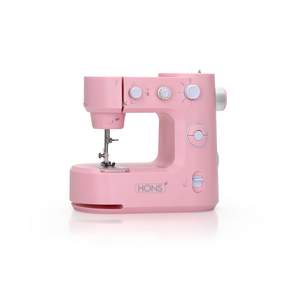HONS 一針一針生動迷你多功能縫紉機, HSSM-1001, 粉色的