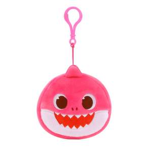 Pinkfong 粉色鯊魚吊飾, 粉色的, 10厘米