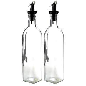 SINOGLASS 玻璃油瓶, 500ml, 2瓶