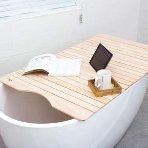 iHome Hinomori Hinoki實木浴缸蓋C型, 單色, 1個