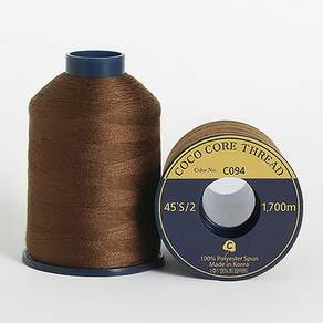 COTTONVILLE Coco Thread 優質縫紉線 45S/2 1700m, C094, 2入