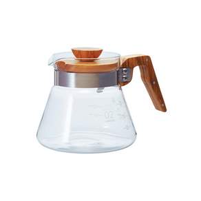 HARIO V60橄欖木60咖啡壺 VCWN-60-OV, 600ml, 1組