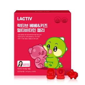 Lactiv Bebe & Kids 多種維生素果凍 60p, 240g, 1個