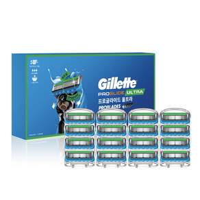 Gillette 吉列 2024 Proglide Ultra刮鬍刀片, 16入, 1個