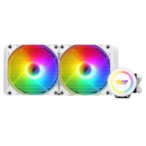 darkFlash C6S 140 RGB NEO MINT散熱器, AURA DA-240 RGB(白色)