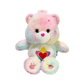 CARE BEARS 真心版彩虹熊絨毛玩偶 M號, 27cm, 混色