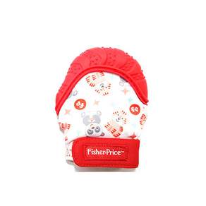 fisher-price 費雪 手套固齒器, 無奶嘴, 紅色, 1組